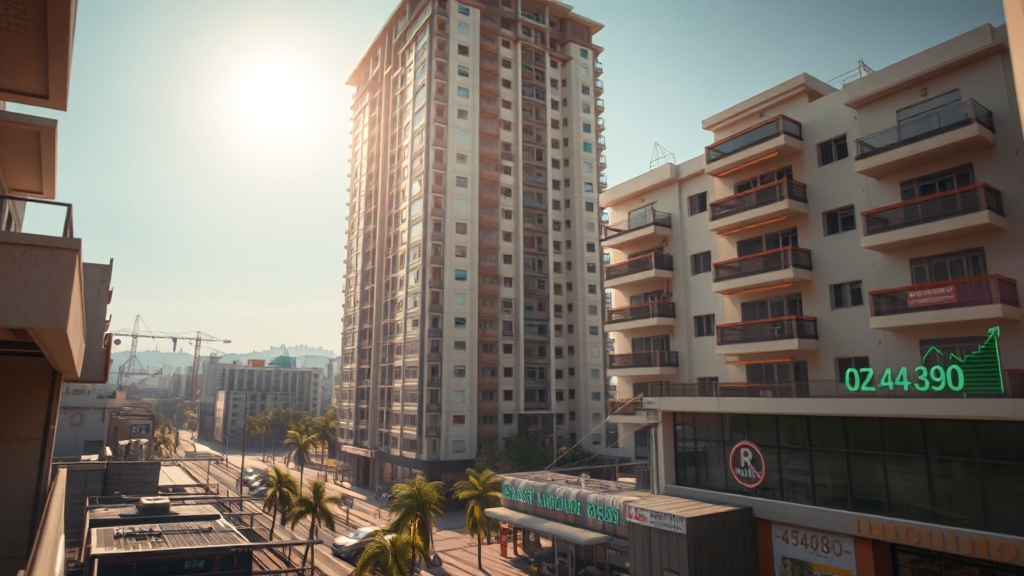 주변 단지 시세 비교 (realistic 스타일)