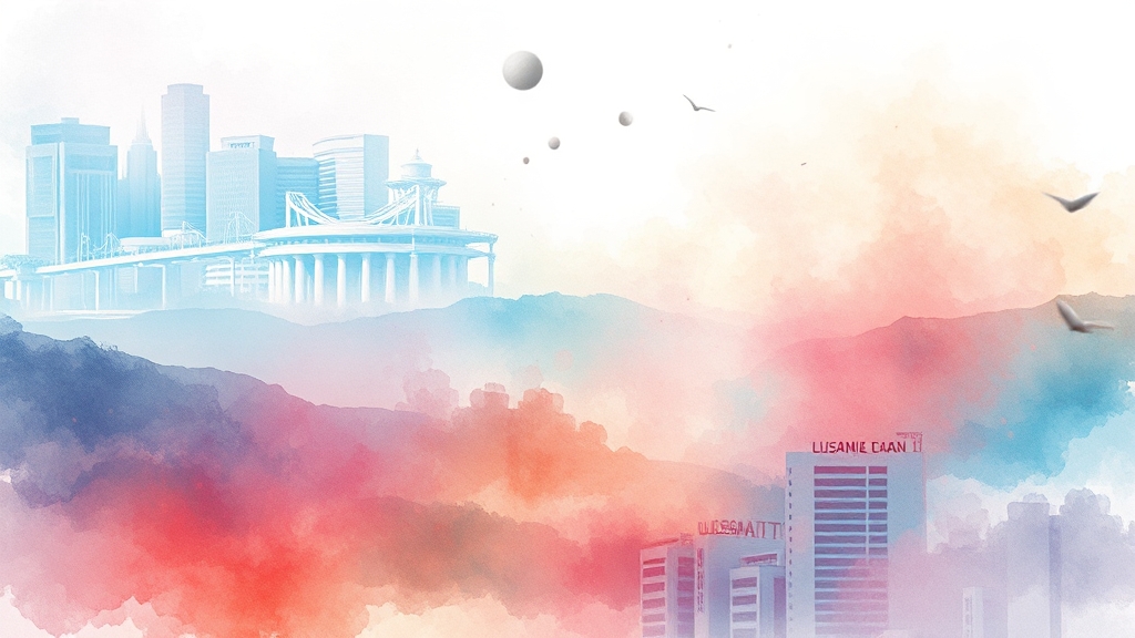 데이터센터, 울산 경제에 활력을 불어넣다 (watercolor 스타일)