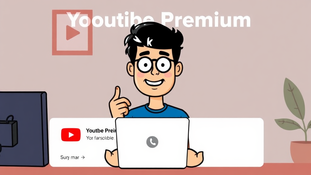 유튜브 프리미엄 관련 FAQ (cartoon 스타일)