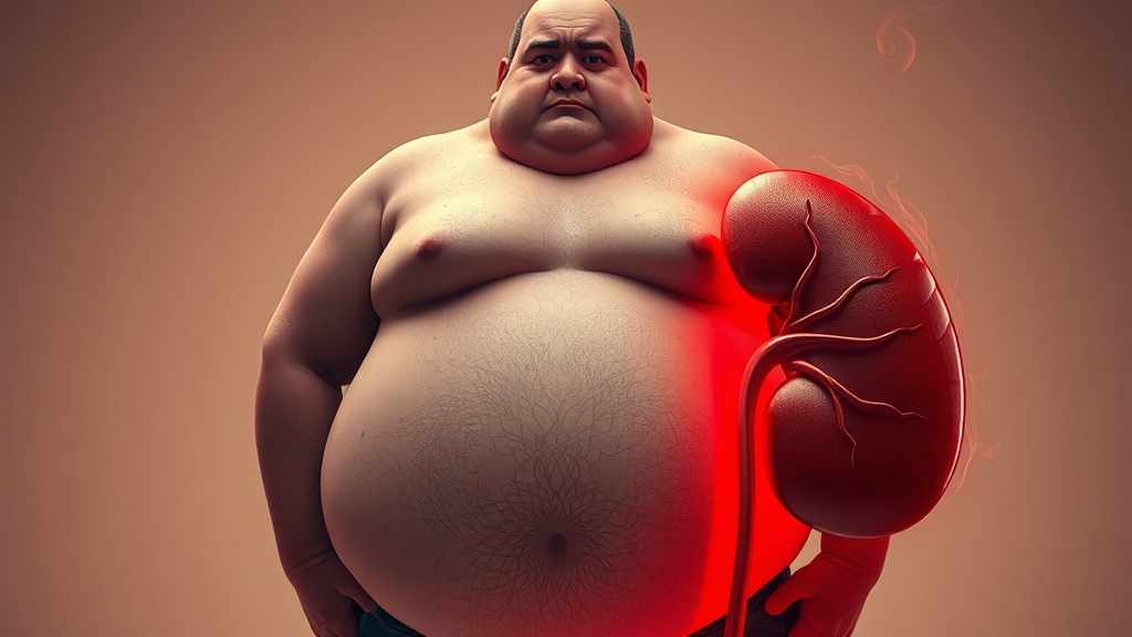 신장 질환 원인과 위험 요인 (illustration 스타일)