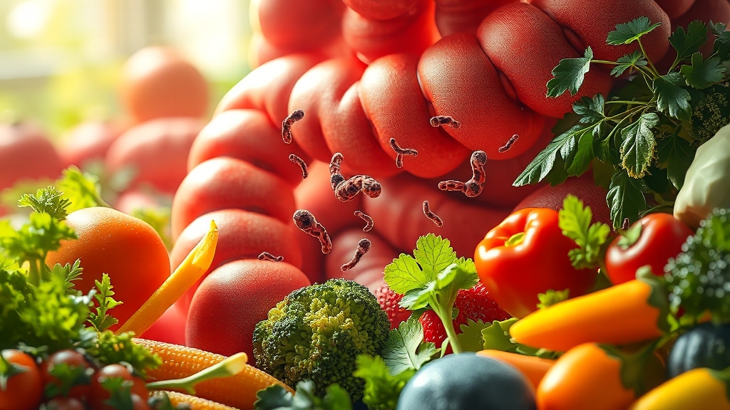 다이어트 핵심: 식이섬유 (realistic 스타일)