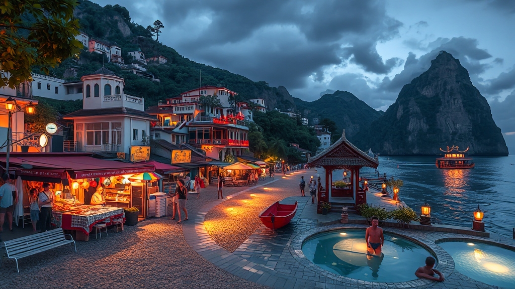 사진으로 미리 떠나는 힐링 여행 (realistic 스타일)