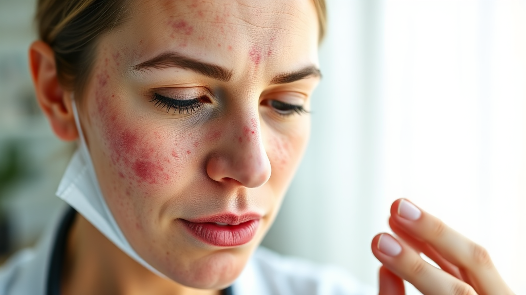 성인 여드름, 원인부터 관리까지 깨끗한 피부 되찾는 비법 총정리 5 피부과 vs 홈케어, 성인 여드름 해결 전략 (realistic 스타일)