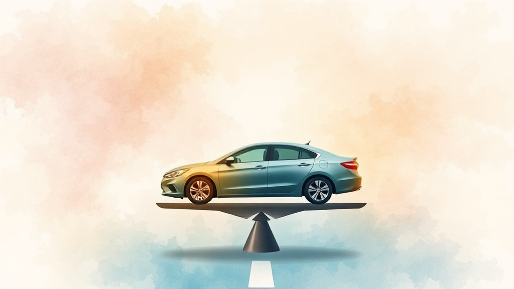 과실 비율 산정 기준 이해하기 (watercolor 스타일)