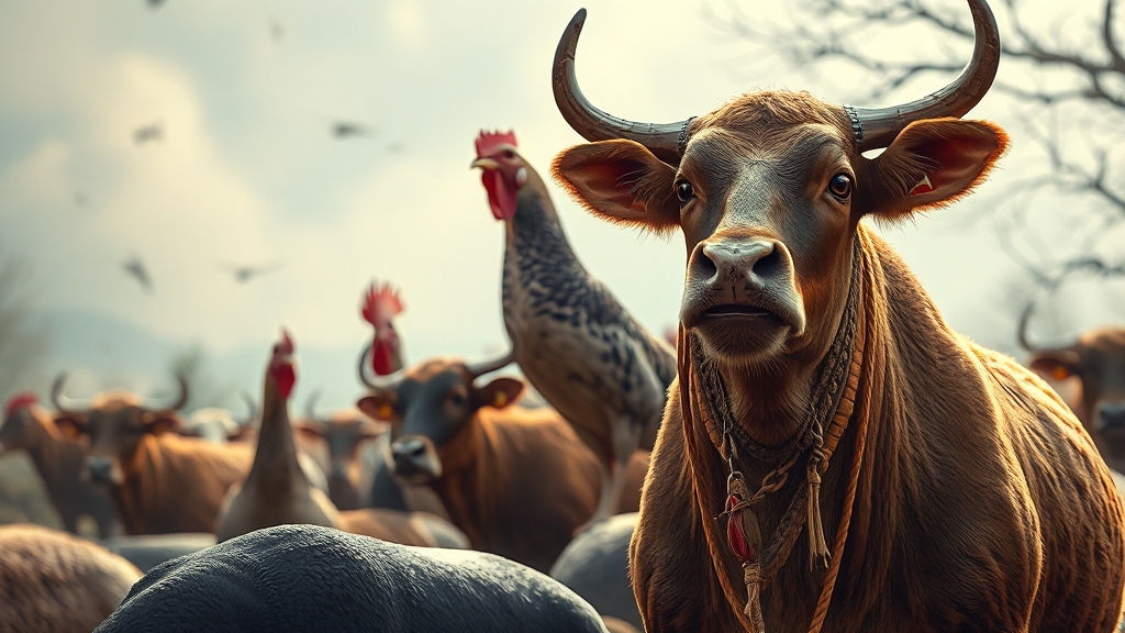 삼재, 무엇을 의미할까요? (realistic 스타일)