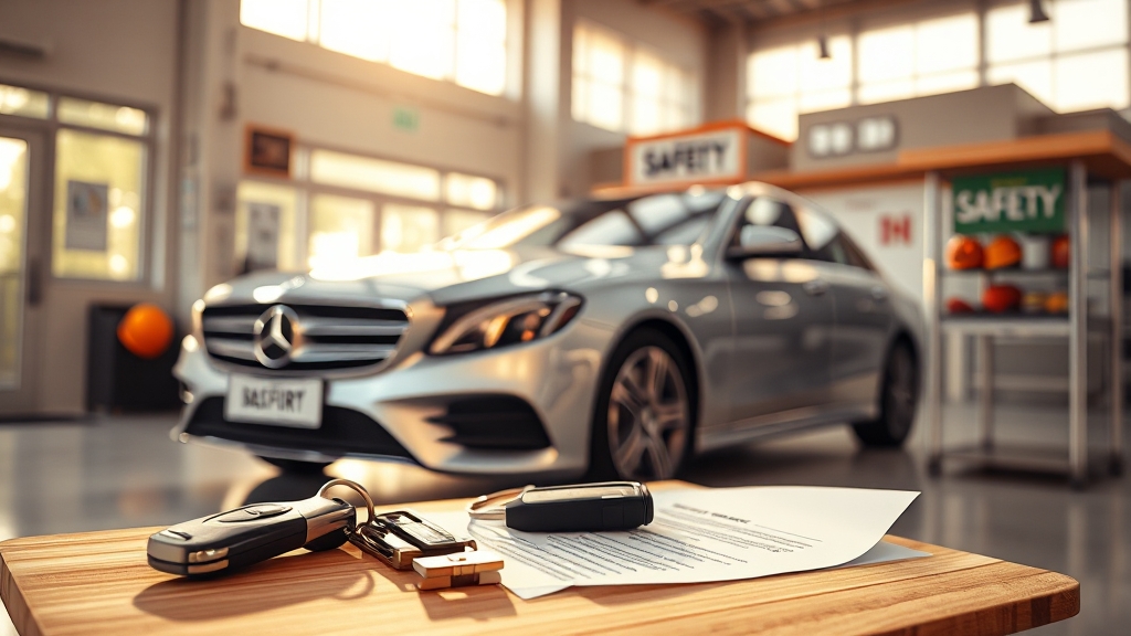 검사소 방문 후기 및 유의사항 (realistic 스타일)