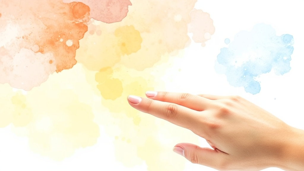 통증 예방 생활 습관 (watercolor 스타일)