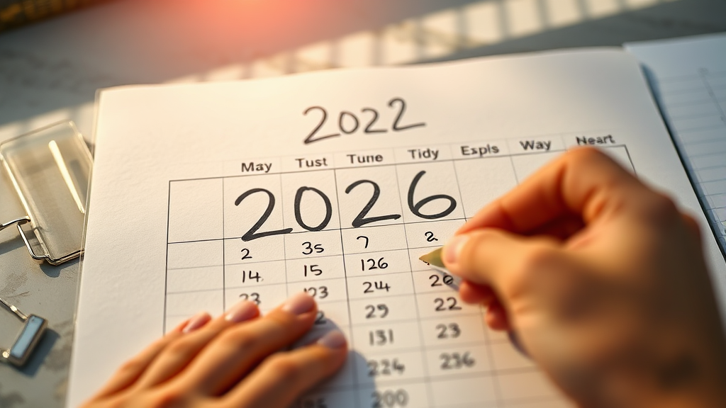 2026년 달력: 종이 vs 디지털, 나에게 맞는 선택은? (realistic 스타일)