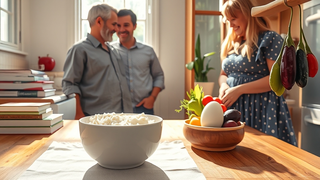 대장내시경 식단 가이드 (realistic 스타일)