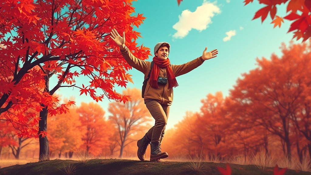 단풍 여행 준비 팁 (illustration 스타일)