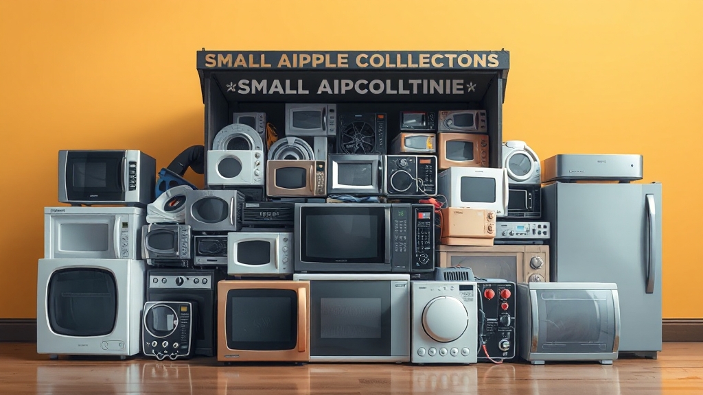 소형 가전 처리 꿀팁 (realistic 스타일)