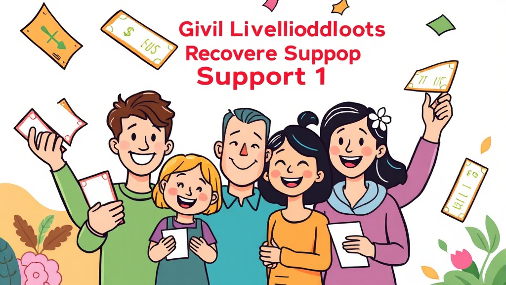 지원금액 및 지급 방식 (cartoon 스타일)