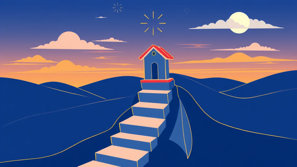 성공적인 사업의 디딤돌 (illustration 스타일)