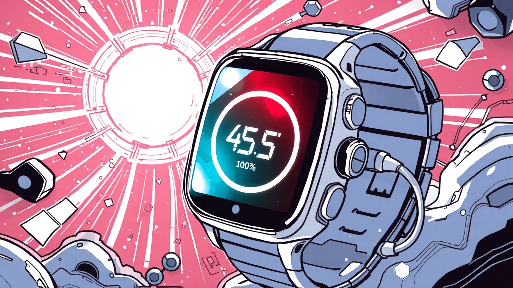 배터리 성능 및 충전 (illustration 스타일)