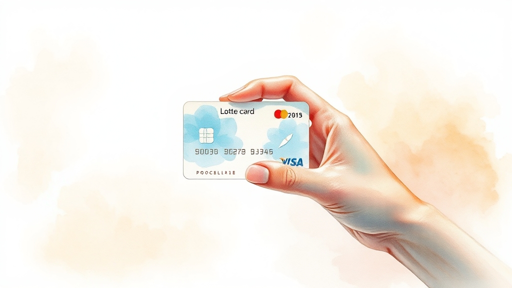 롯데카드 해지 방법 완벽 정리 (watercolor 스타일)