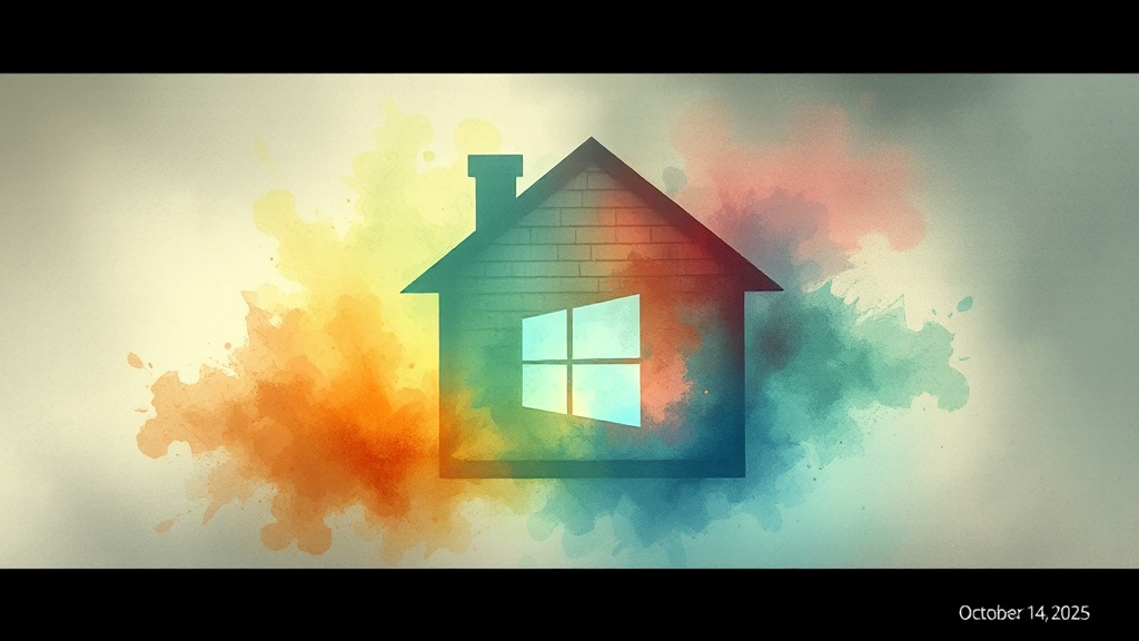 윈도우10 지원 종료 (watercolor 스타일)