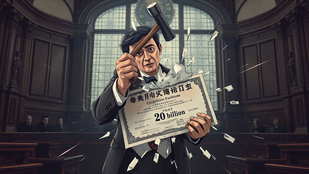 전세사기 피해 사례와 법적 판결 (illustration 스타일)