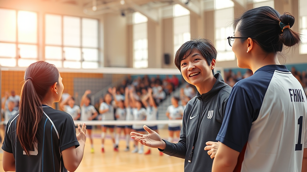 김연경 감독의 리더십 (realistic 스타일)