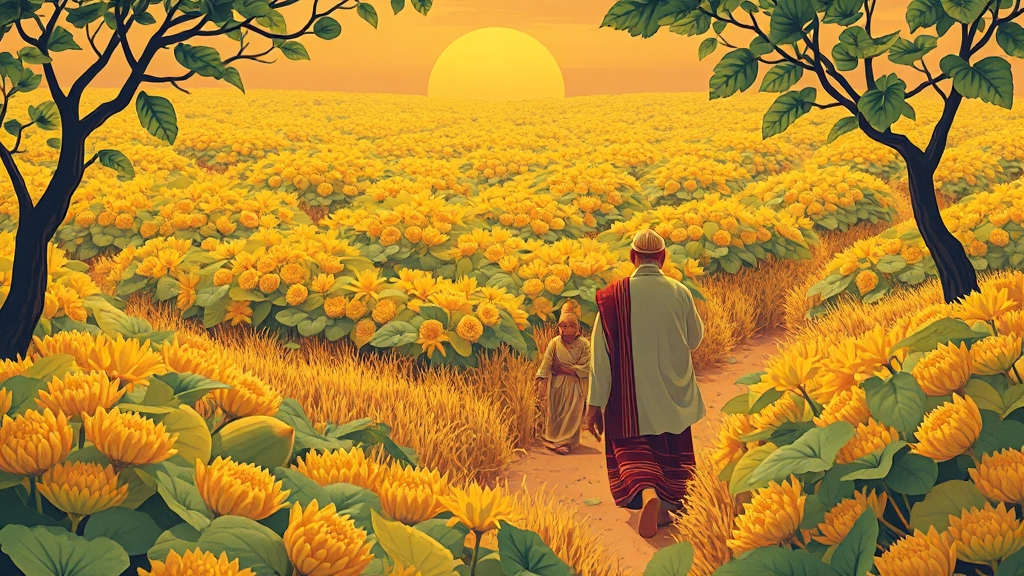 여주 오곡나루축제는? (illustration 스타일)