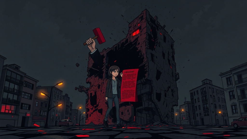 전세사기, 왜 발생할까? (illustration 스타일)