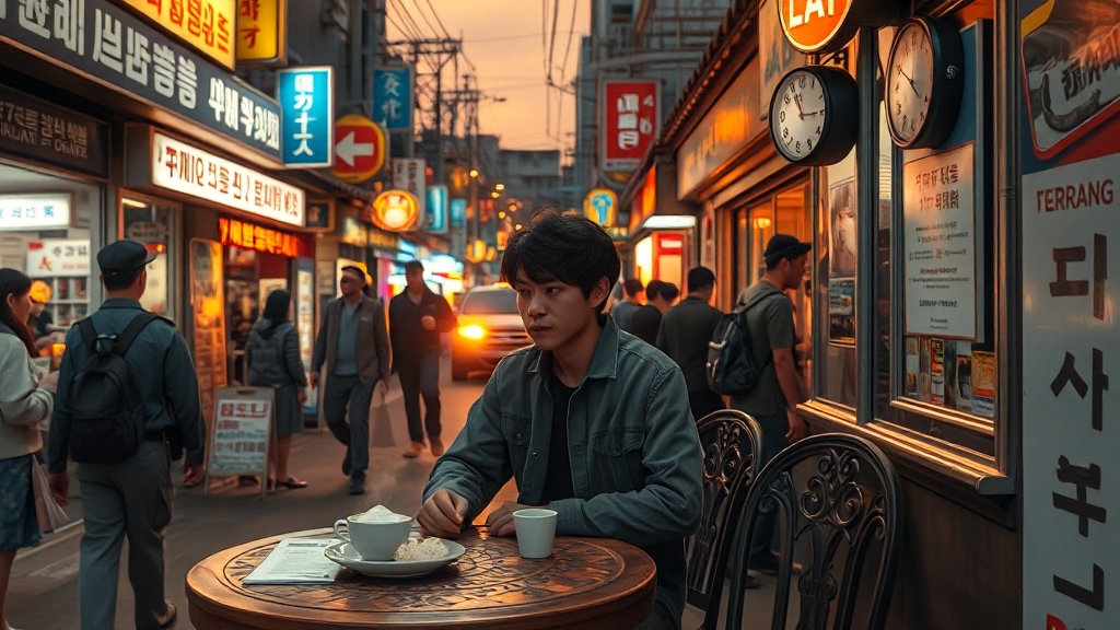 사당역 먹자골목 방문 팁 (realistic 스타일)