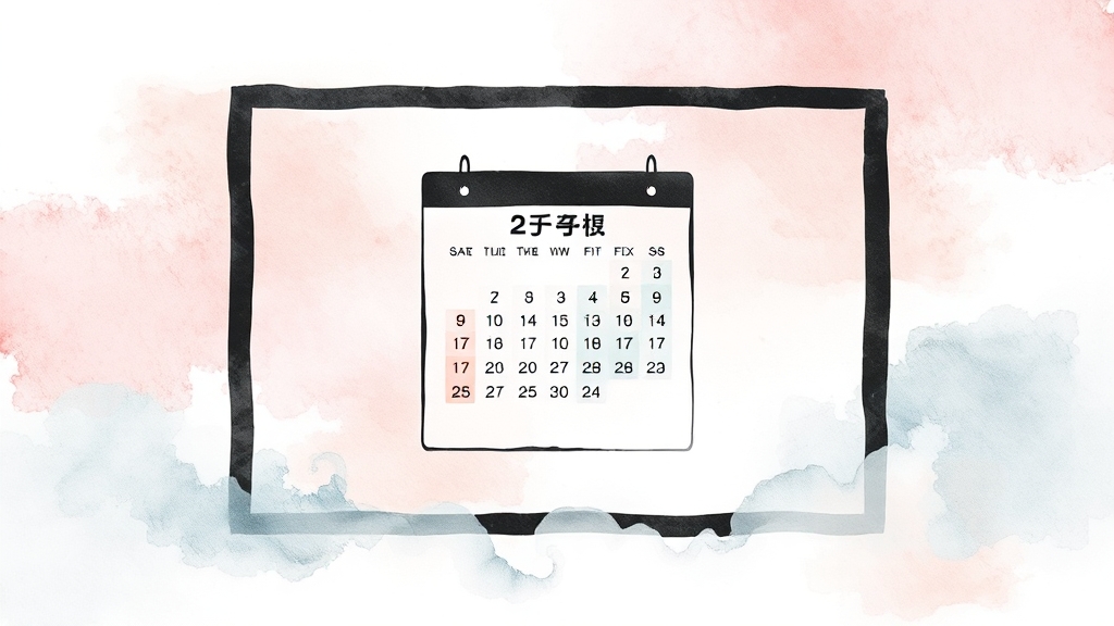 2025년 신고 기간 (watercolor 스타일)