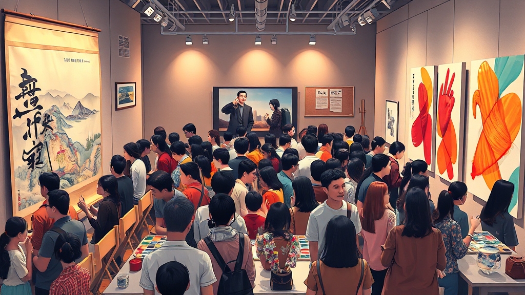 주요 전시 분야 및 선정 기준 (illustration 스타일)