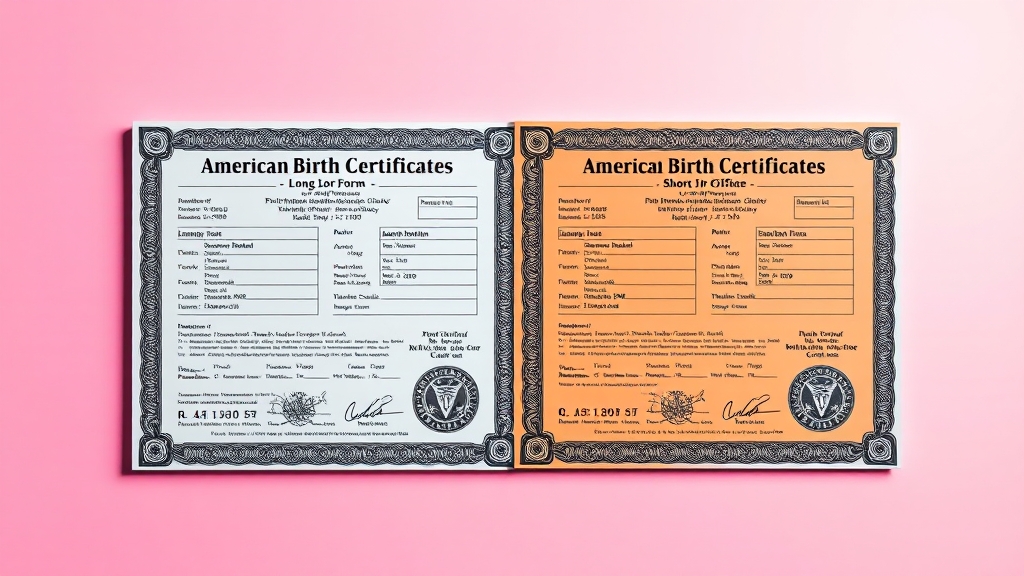 출생증명서 종류와 용도 (popart 스타일)