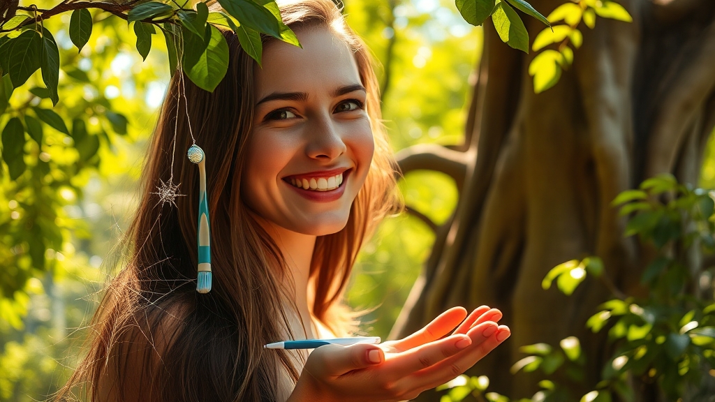 치아 건강, 미리미리 예방하고 관리해요! (realistic 스타일)