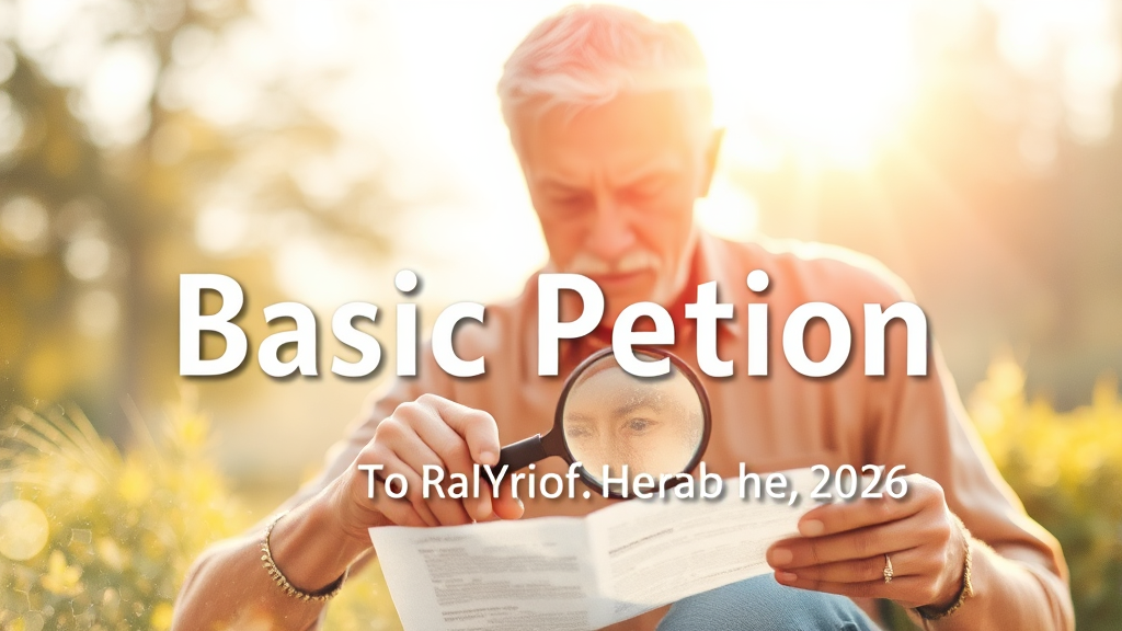 2026년 기초연금 수급 자격 (watercolor 스타일)