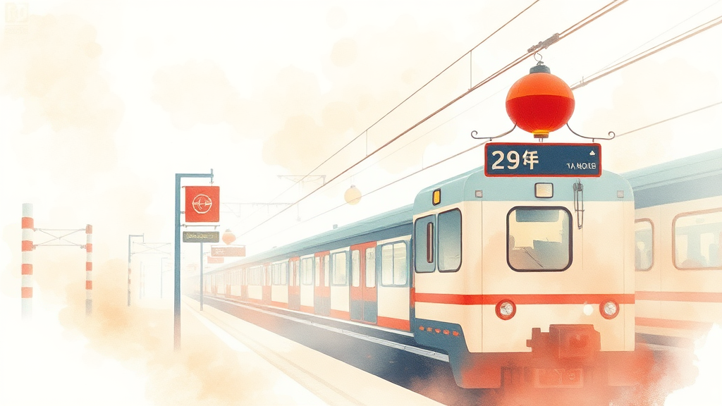 2026 설날 예매 가이드 (watercolor 스타일)