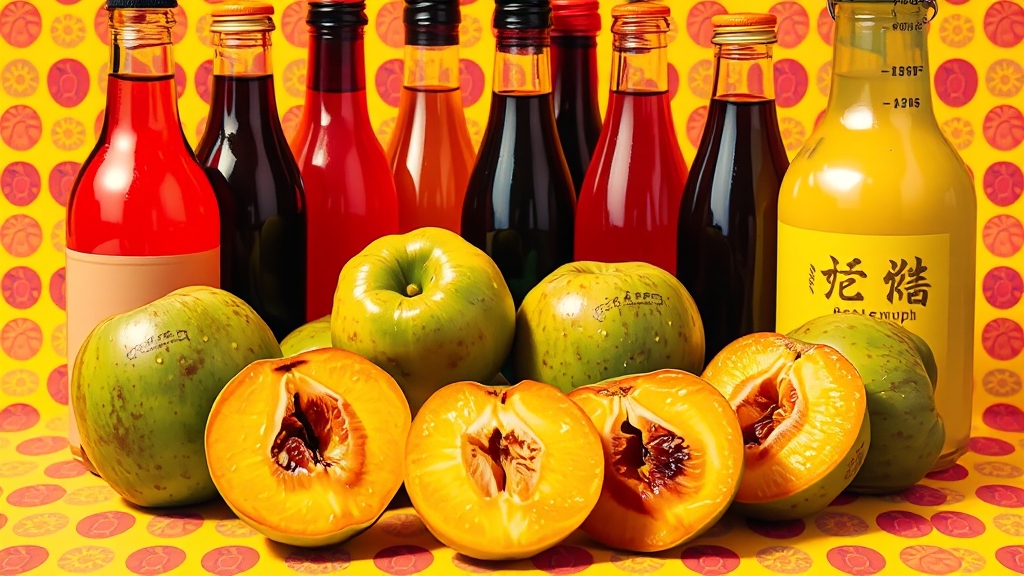 청매실 vs 황매실, 뭐가 다를까? (popart 스타일)