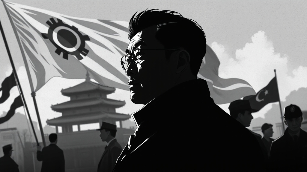 건국 과정: 주요 사건과 인물 (illustration 스타일)