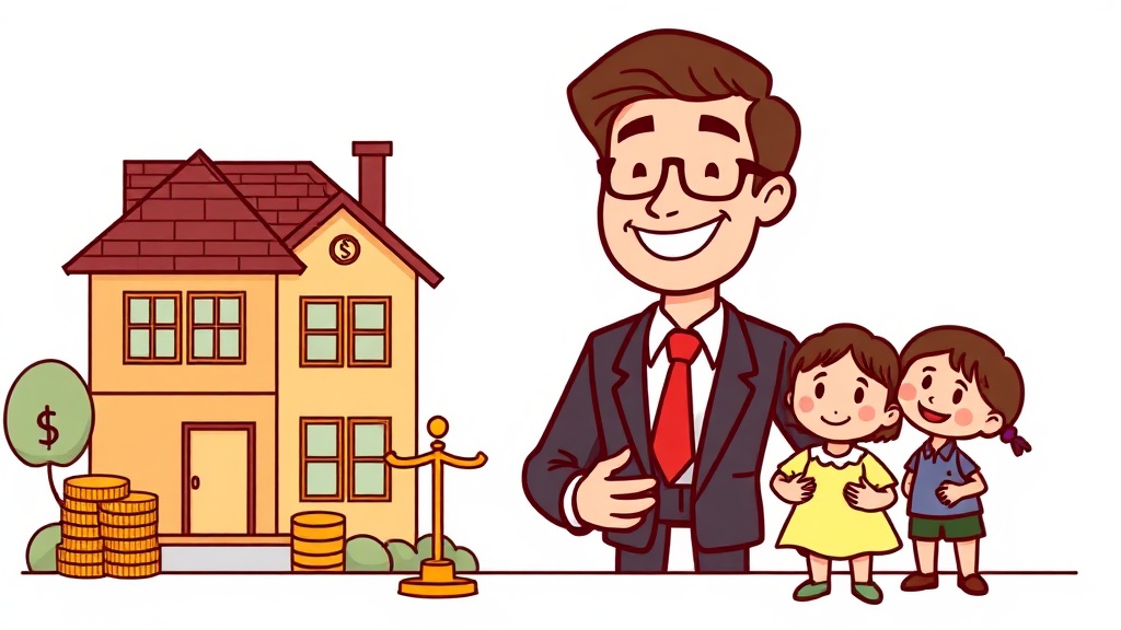 부담부증여, 절세 전략은? (cartoon 스타일)