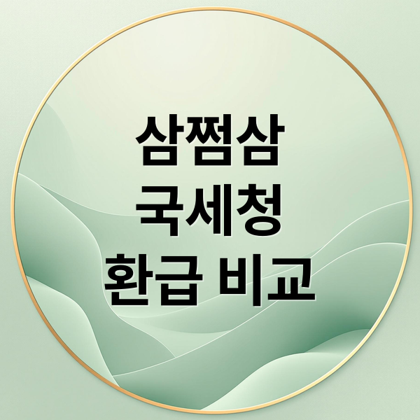 삼쩜삼
국세청
환급 비교 (세금 환급 삼쩜삼 국세청 원클릭)