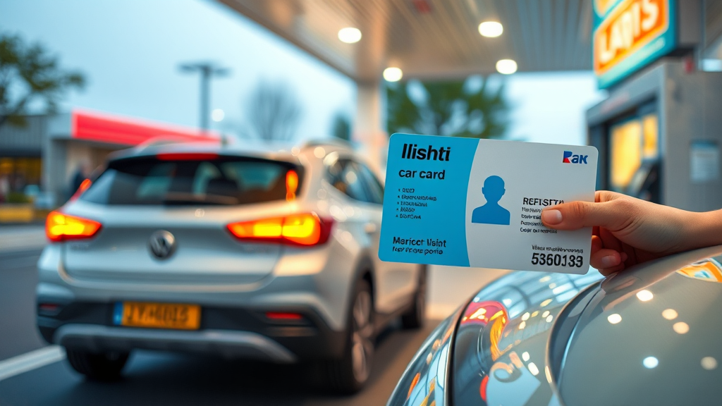 경차사랑카드 신청법 (realistic 스타일)