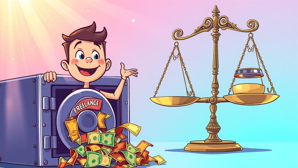 ISA 계좌 세금 혜택 (cartoon 스타일)