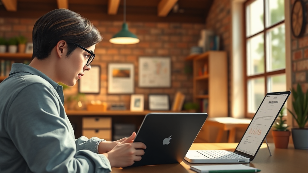 소상공인 경영안정바우처 신청 방법 및 절차 (realistic 스타일)