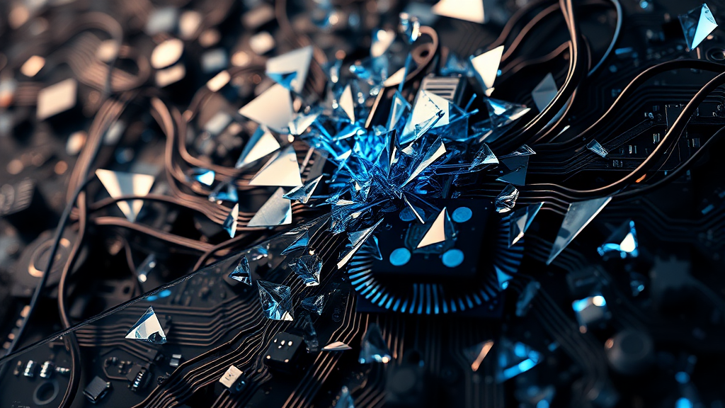 블루스크린, 왜 나타나는 걸까요? (realistic 스타일)