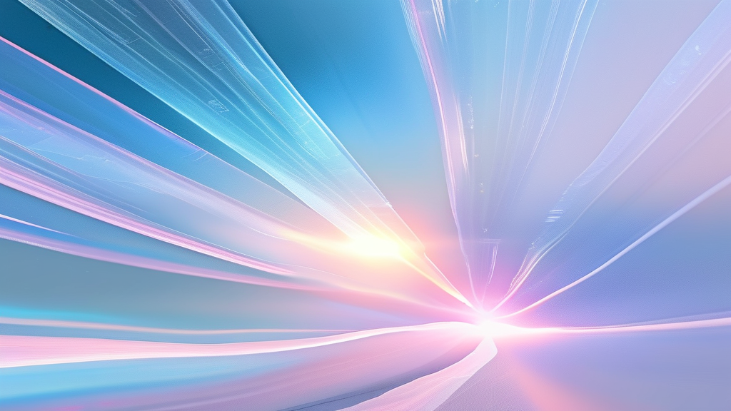 실리콘 포토닉스 기술의 경제적, 효율적 장점 (watercolor 스타일)