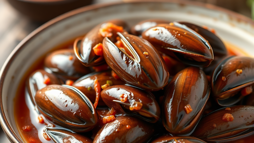 새조개 맛의 비밀: 쫄깃 & 달콤 (realistic 스타일)