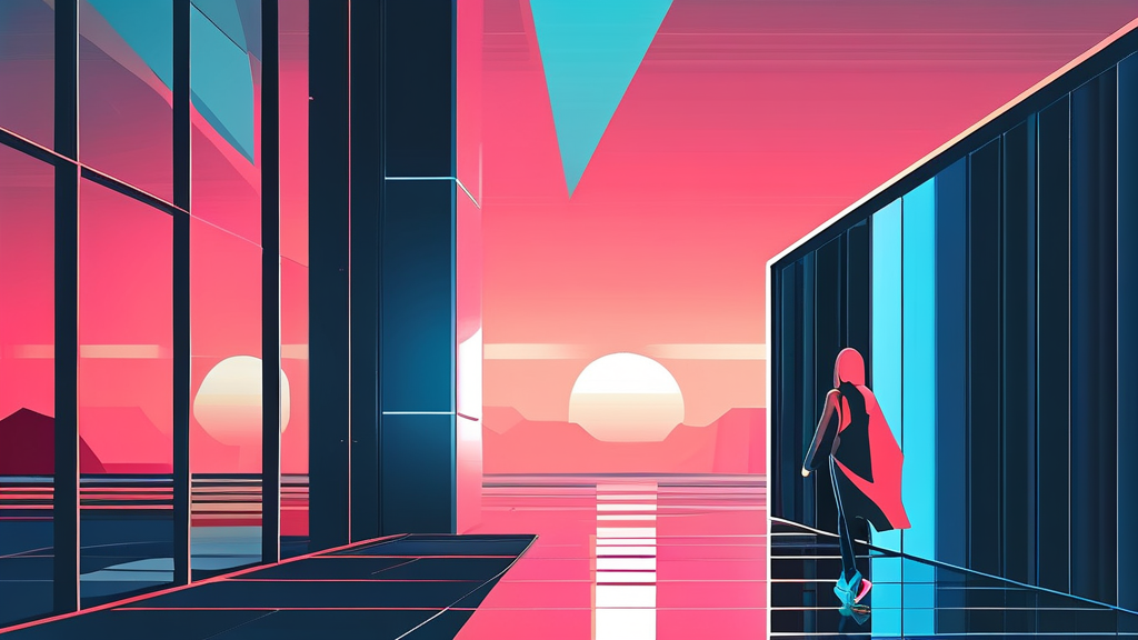 잔상 발생 시, 이렇게 대처하세요! (illustration 스타일)