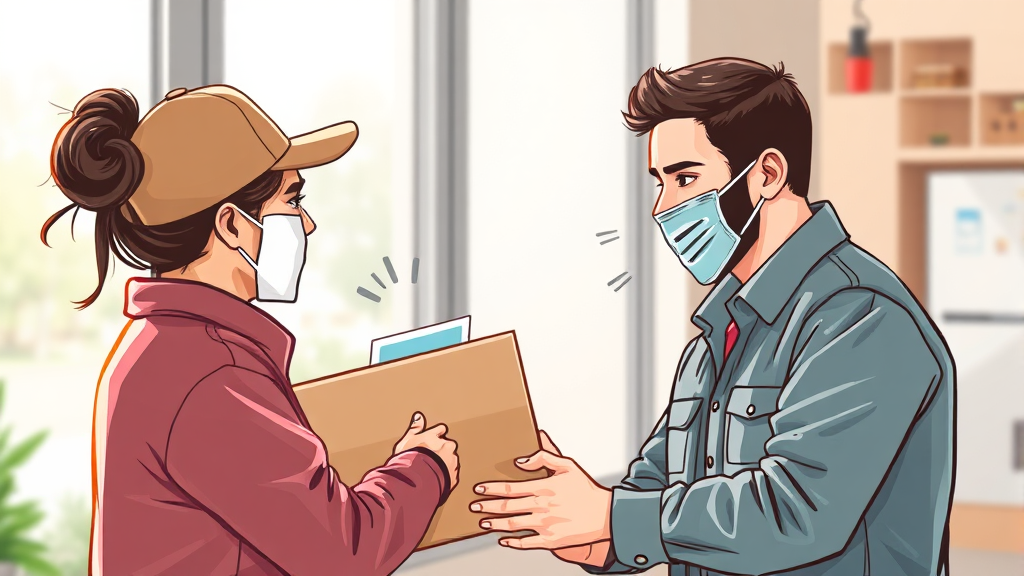 판매자를 위한 안심번호 활용법 (realistic 스타일)