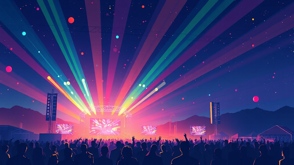 공연 라인업 & 볼거리 파헤치기 (illustration 스타일)