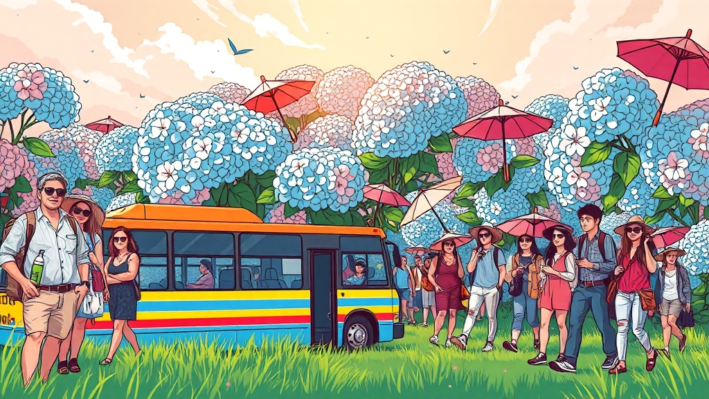 방문자 추천 꿀팁과 준비물 (cartoon 스타일)