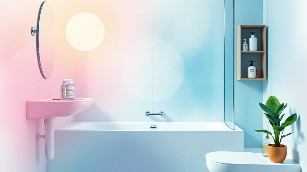 욕실용품 공유, 위생과 에티켓 사이 현명한 선택법 7 개인 위생을 위한 욕실용품 분리 및 관리 방법 (watercolor 스타일)