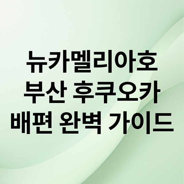 뉴카멜리아호
부산 후쿠오카
배편 완벽 가이드 (부산 후쿠오카 뉴카멜리아호 후기)