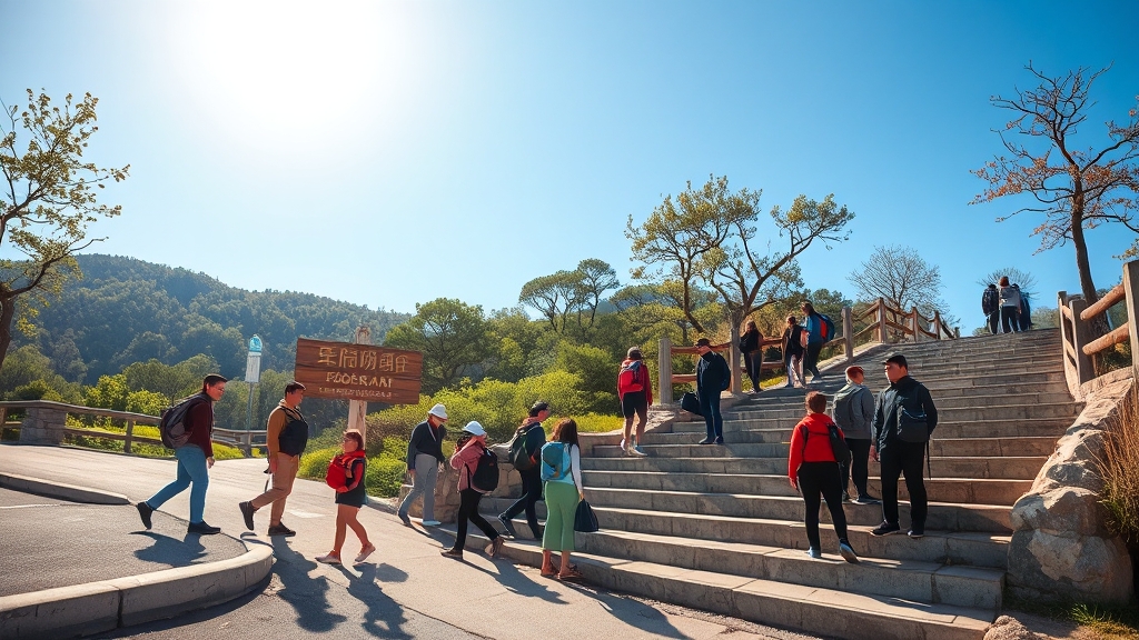 노고단 가는 길 (realistic 스타일)