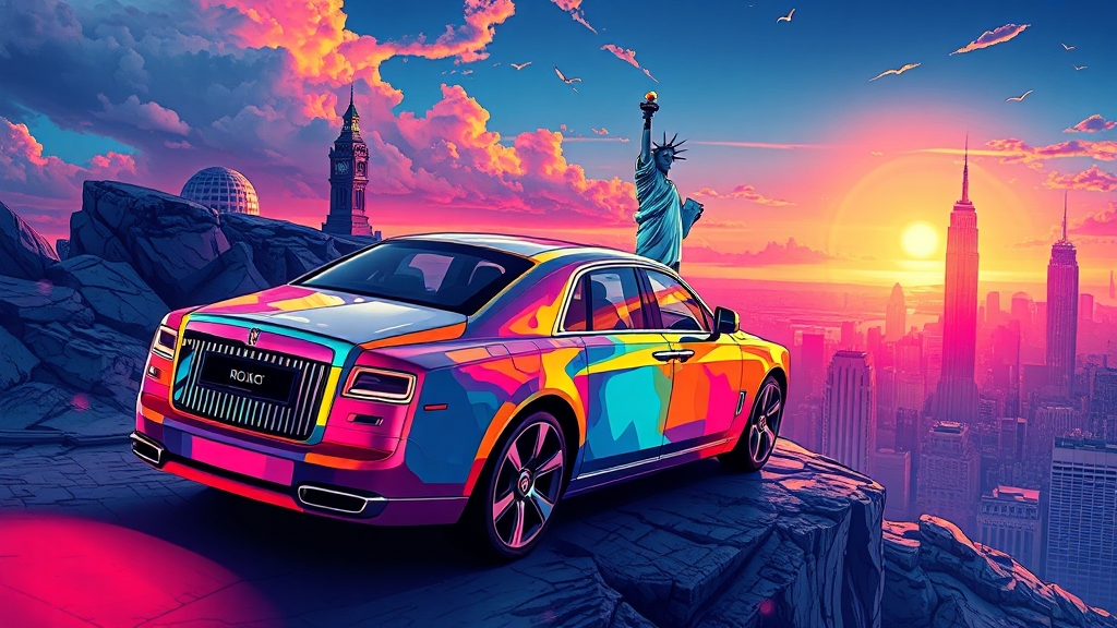 팬텀과 예술의 만남 (illustration 스타일)