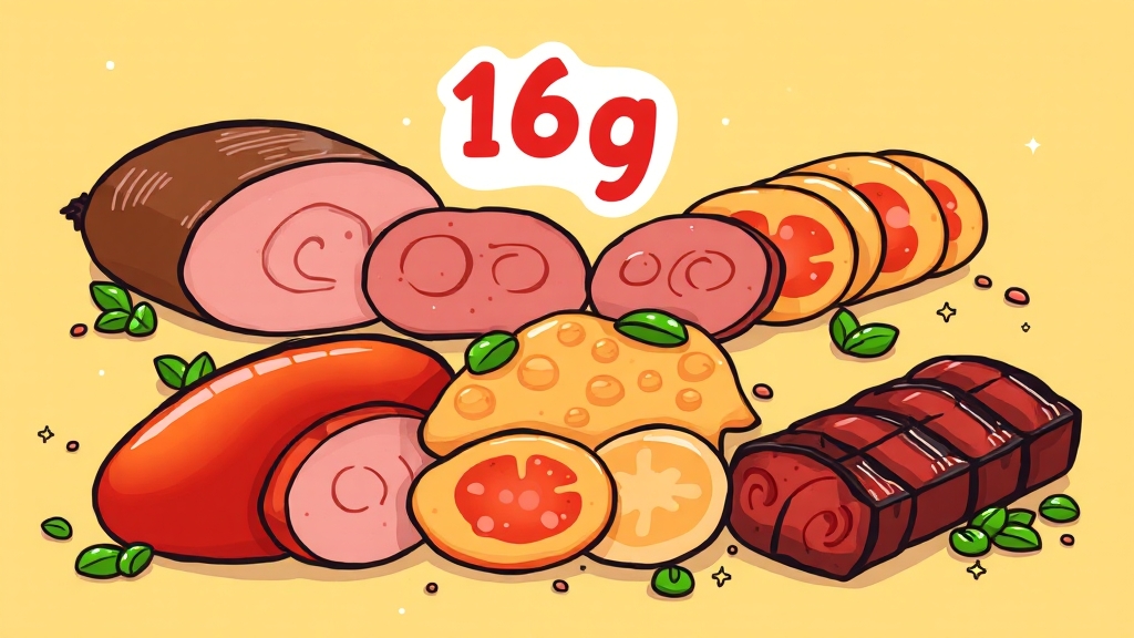 닭가슴살 소시지, 괜찮을까? (cartoon 스타일)